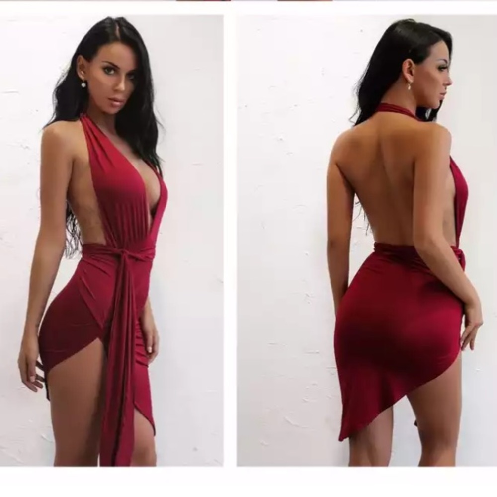 NEW! Side Hight Slit Dress - Picture 2 of 5